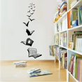 thumbnail image 2 of Open Book Wall Decal - Library School Classroom Wall Art Sticker - Study Room Bookstore Decoration, 2 of 3