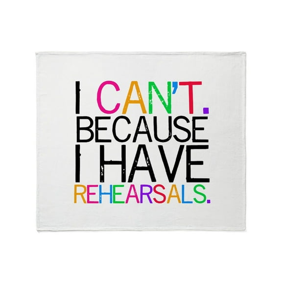CafePress - Rehearsals (Color) Throw Blanket - Soft Fleece Throw Blanket, 50"x60" for All Ages