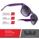 thumbnail image 3 of Gafas de sol Retro Rewind vintage con lunares para mujer, 3 of 6