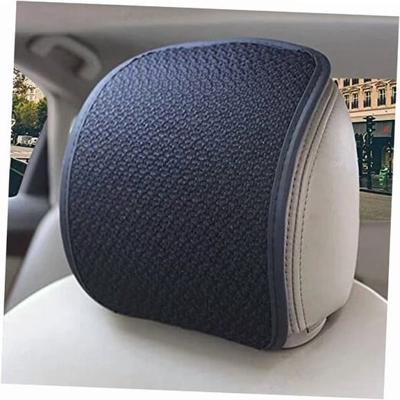 2Pack Car Seat Headrest Cover Breathable Flexible Elastic Auto Head