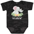 thumbnail image 3 of Inktastic I'll Never Forget That My Titi Loves Me with Cute Elephants Boys or Girls Baby Bodysuit, 3 of 5