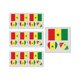 thumbnail image 2 of Uuiauoio 10 pcs Temporary Football Tattoo Stickers Set of 10 for Match Party Fan Celebration Face Body Art Decoration Sport Themed Supplies, 2 of 6