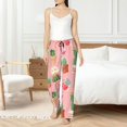 thumbnail image 5 of Pajama Pants Women, colorful Cactus potted plant Sweatpants Soft Sleep Lounge Pants, Casual PJ Bottoms Pants with Pockets, 5 of 5