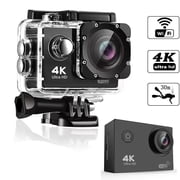 4k Sports Action Camera Set, Waterproof Mini Body Camera with Audio and Video Recording, Pro Action Camera for Outdoor Sports Vlogging Camera for Outdoor