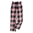 thumbnail image 4 of Women Plaid Pajama Pants Long Sleep Pant with 2 Pockets Sleepwear Pink XL, 4 of 7