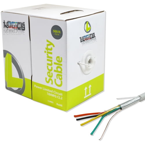 Security Wire Burglar Alarm 18/4 500FT Stranded Shielded Control