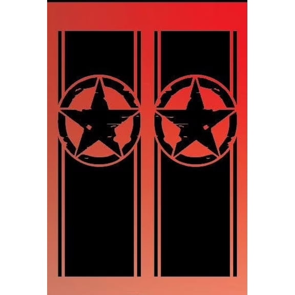 Bedside Stripe Kit Vinyl Decals Compatible with and Fits Jeep Gladiator JT 2018  - Set of Two