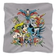 thumbnail image 1 of Justice League Assemble Bandana (21 in x 21 in), 1 of 4