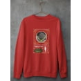 thumbnail image 3 of Earth Sphere Techno Style Sweatshirt Men -Image by Shutterstock, Male Small, 3 of 4