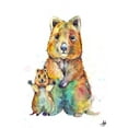 thumbnail image 2 of Allante, Marc 24x32 Gold Ornate Wood Framed with Double Matting Museum Art Print Titled - Qwazy Quokkas, 2 of 4