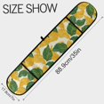 thumbnail image 3 of Dailycode Double Sided Oven Mitt with Loop Heat Resistant Kitchen Long Potholders 7" x 35" Yellow and Green, 3 of 6