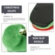 thumbnail image 5 of 1 par de pantuflas cálidas de felpa, antideslizantes, regalo de Navidad para adultos y niños, color verde, talla 41-47, 5 of 6