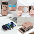 thumbnail image 5 of Detachable Cards Holder Case for Google Pixel 9 / 9 Pro, RFID Blocking 2 In 1 Wallet PU Leather Case with Stand Compatible with Magsafe Shockproof Cover for Google Pixel 9 / 9 Pro, Rosegold, 5 of 5