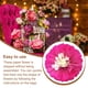 thumbnail image 4 of Toystoory Flores de papel Decoraciones florales para la pared Telón de fondo decorativo Flor de la boda para la decoración de la fiesta de aniversario Artesanía Fucsia 25cm Toystoory HA060500-11, 4 of 6