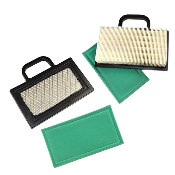 HQRP 2-pack Air Filter Cartridge w/ Pre-cleaner for Briggs & Stratton 698754, 691007, 499486 / 499486S, 5063, 5069 & 273638 / 273638S Pre-filter Replacement