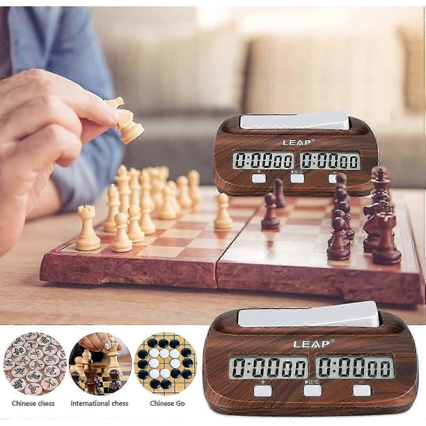 Chess Clock Chess Pendulum Chess Clock Professional Chess Stopwatch, High-definition Digital Accuracy Display Fide