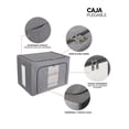 thumbnail image 3 of Caja organizadora multiusos AG BOX 42 x 60 x 40 cm set de 2 piezas color gris., 3 of 5