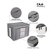 thumbnail image 3 of Caja organizadora multiusos AG BOX 42 x 60 x 40 cm set de 2 piezas color gris., 3 of 5