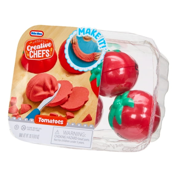 Creative Chefs Basket of Tomatoes with Make-It Mix Play Sand, Ages 3 
