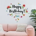 thumbnail image 3 of EUDIDV Home Decor Accents Happy Birthday Wall Stickers Living Room Bedroom Background Wall Home Decoration Wall Stickers Home Decor Clearance Accents, 3 of 6