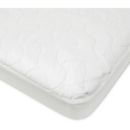 Babies Crib Cover - American Baby Company Waterproof Fitted Porta/Mini Crib Protective Mattress Pad Cover, White