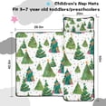 thumbnail image 5 of White Christmas Watercolor Tree Pattern Toddler Nap Mats for Kids Preschool,50"x20" Sleeping Mat Bag or Kids,Toddler Sleeping Bag,Toddler Nap Mat or Daycare, 5 of 6