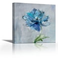 thumbnail image 1 of Floral Bloom II v2 - Contemporary Fine Art Giclee on Canvas Gallery Wrap - wall décor - Art painting - 36 x 36 Inch - Ready to Hang, 1 of 2