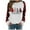 Red, variant on Women's Christmas Long Sleeve Tops Tshirts Print Sweatshirt Casual Pullover Santa Xmas Tees Blouses