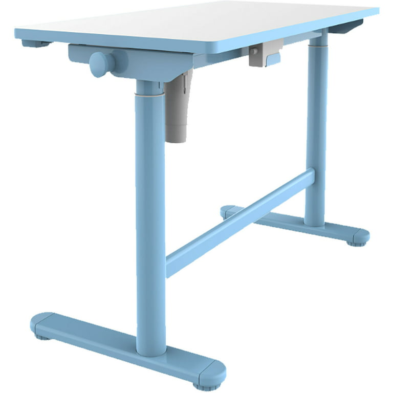 Buy Stanis Kids Study Table (Ice Beech Finish, Electric Blue