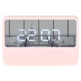 thumbnail image 1 of Monstrate Digital Alarm Clock LED Sleeping Bedroom Indoor Living Mirror Household Glass Clocks Snooze Table Desktop Room Time Decoración del hogar Rosado, 1 of 6