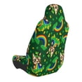 thumbnail image 2 of Wukai Cat St Patrick's day Full Set Car Seat Covers with Soft Padding Universal Auto Front Seats Protector and Cushion Mat, 2 of 5