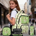 thumbnail image 2 of Bulopur Boys 17 Inch School Backpack 4 Piece Colorful Dinosaur Print Bookbag with Lunch Bag, Water Bottle Sleeve and Pencil Case, 2 of 7
