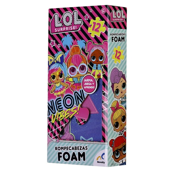 Rompecabezas de Foam de LOL Surprise con 12 Pz -Novelty Novelty JUEGO DE  MESA