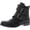 Black, variant on Miz Mooz Womens LIMELIGHT Buckle Manmade Ankle Boots
