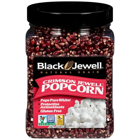 Black Jewell Popcorn Kernels, Crimson Jewell, 28.35 Oz Jar