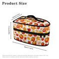 thumbnail image 6 of HELLHERO Portable Steamer Travel Organizer Pumpkin and Maple Leaf Pattern Travel Steam Iron Case Zipper Handle, Bag Only, 6 of 6