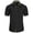 Black-01, variant on Short Sleeve Mens Dress Shirts Casual Solid Shirts for Men Regular Oxford White Tops with Pocket
