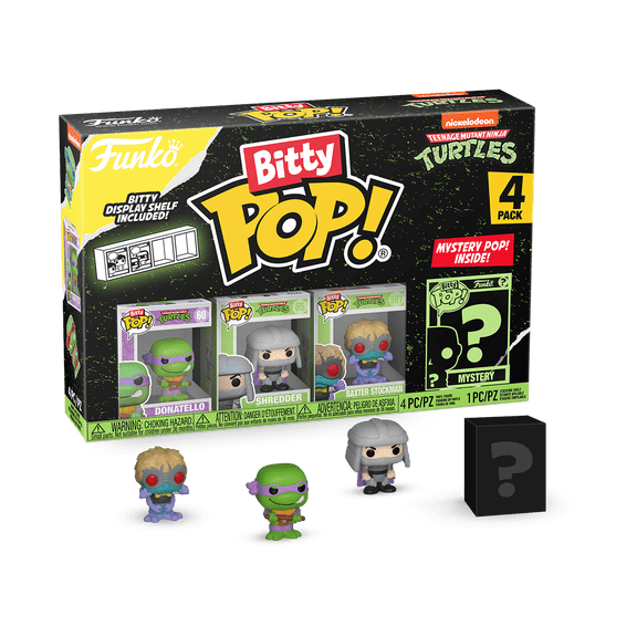 Funko Bitty POP! 4-Pack: Teenage Mutant Ninja Turtles - Shredder Collectible Vinyl Mini-Figures