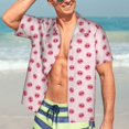 thumbnail image 7 of Fuzoiu Cute Pig Nose Print Hawaiian Shirt for Men, Summer Beach Casual Short Sleeve Button Down Shirts, Men’s Beach Summer Shirts with Pocket,Medium, 7 of 7