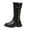 A74-Black, variant on Hessimy Girl's Knee High Riding Boots (Toddler/Little Kid/Big Kid) rain boots kids (White,4)