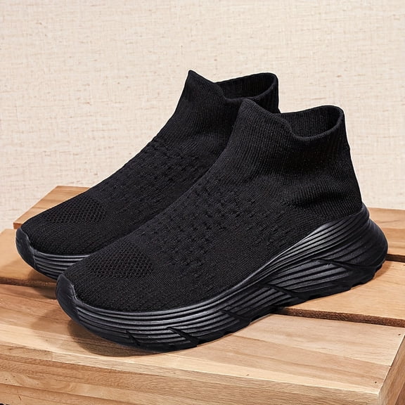 Men'S Casual Sports Shoes That Are Comfortable, Lightweight, And Suitable for Jogging; Breathable And Stylish Running Shoes Designed to Be Worn with Knitted Socks