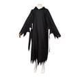 thumbnail image 2 of Satmonnus Ghost Halloween Costume, Adult Black Grim Reaper Robe - Unisex Hooded Phantom Costume for Halloween Cosplay, Spooky Ghost Cape for Masquerade & Stage Performance, 2 of 4