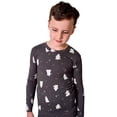 thumbnail image 4 of Modern Moments by Gerber Neutral Long Sleeve Halloween Pajama Set, 2-Piece, Sizes 12 Months - 5T, 4 of 16