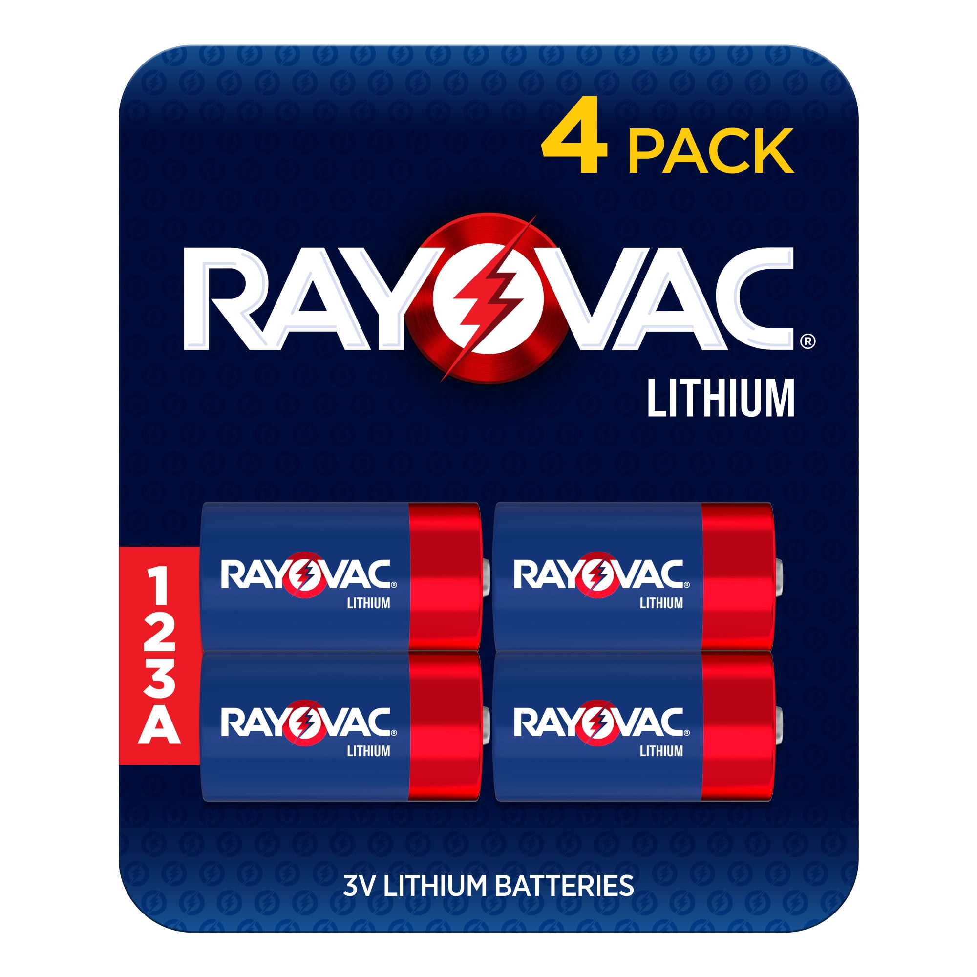 (24 pack) Rayovac 123 3V Lithium Photo Batteries (4 Pack), CR123A High Power Lithium Batteries Compatible with Cameras, Flashlights, Electronics and More