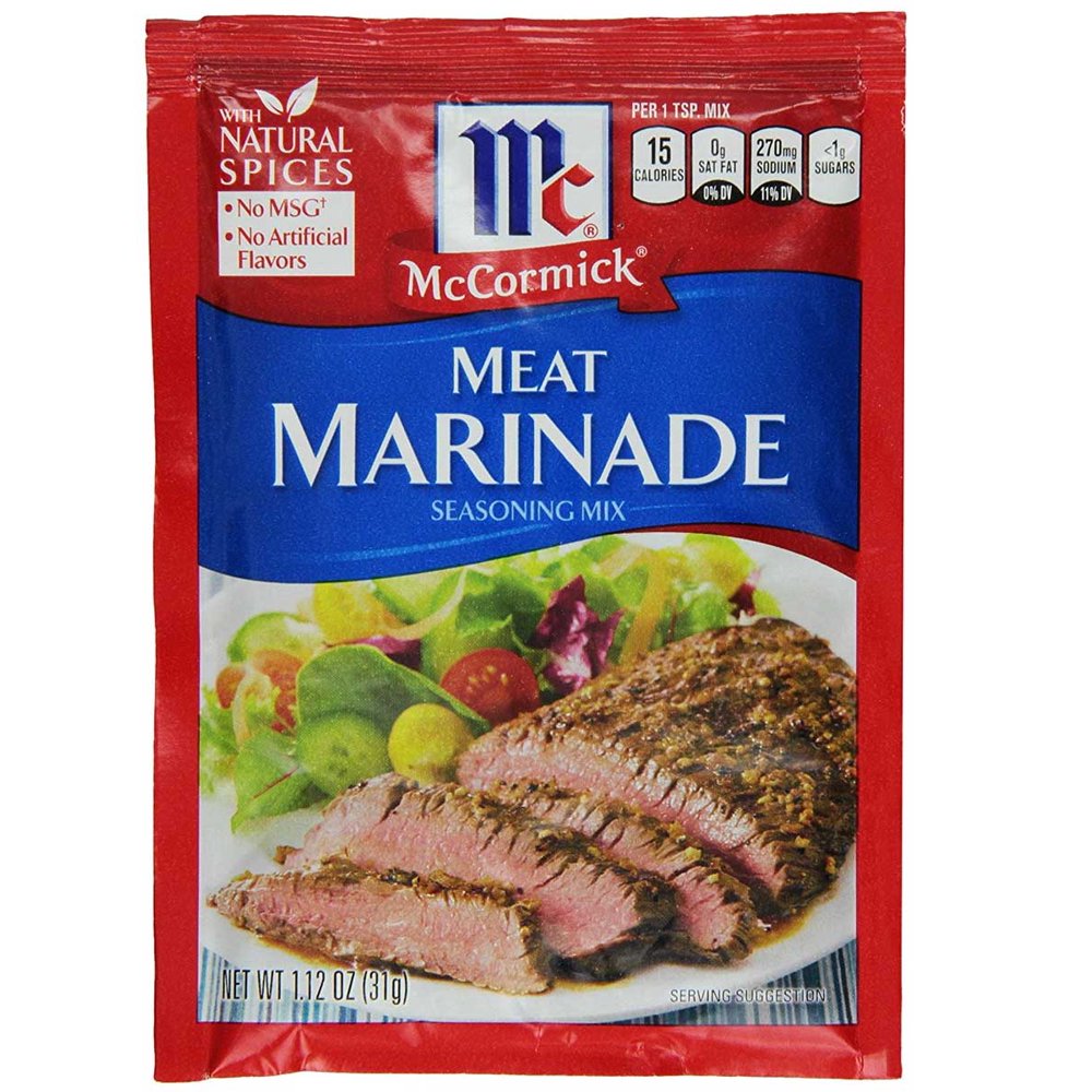 McCormick Meat Marinade, 1.12 OZ (Pack of 4)