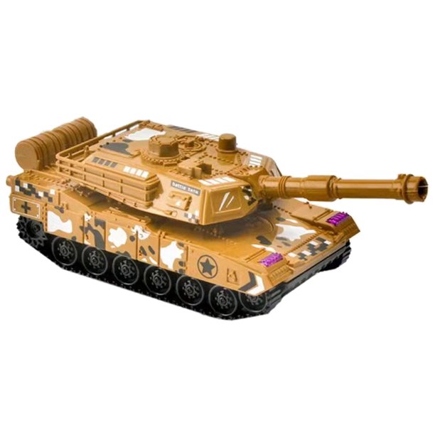 Juguetes de Tanque de Batalla de Camiones, Modelos de Tanques de Plástico, Conjunto de Juego de Vehículos de Tanque para Niños Levamdar BST3000180-3