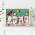 thumbnail image 3 of Cuadros Decorativos Kits de pintura de diamantes 5D DIY pájaros flores mosaico de taladro cuadrado completo (FF388) Likrtyny embutido en tela, 3 of 8