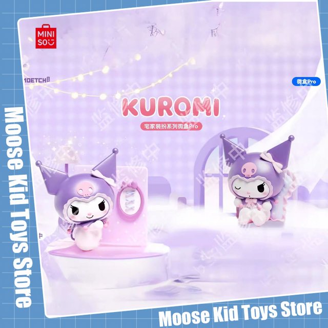 Figuras de acción de personajes de Sanrio Kuromi para decoración del hogar, juguetes de caja ciega, caja sorpresa, Micro caja, regalos de Juguetes