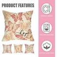 thumbnail image 3 of Butterfly Spring Summer Decorative Throw Pillow Covers 18 x 18 Set of 4, Peace Angel Feather Wings Pink Porch Patio Outdoor Pillowcase, Hope Faith Easter Seasonal Cushion Case Home Decor, 3 of 6