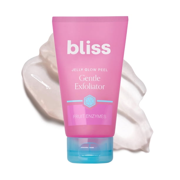 Bliss Jelly Glow Peel™ Limpiador y exfoliante suave no abrasivo con enzimas de frutas - 113 g - Nutre e hidrata la piel - Limpia - Vegano y sin crueldad animal